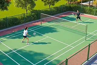 Badminton Court at Srijan Orizon